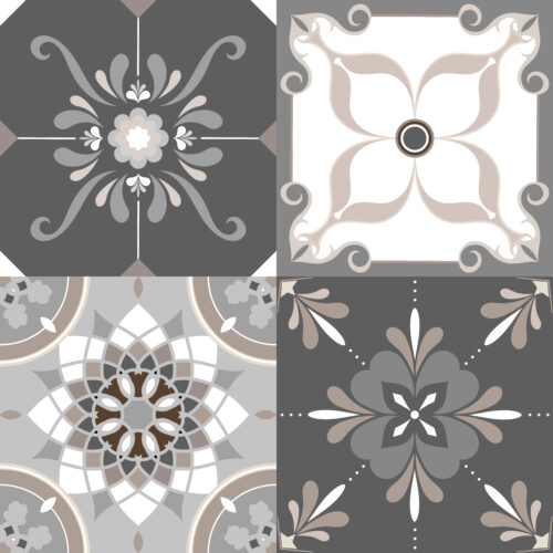 Fototapete - Bež mozaik pločice