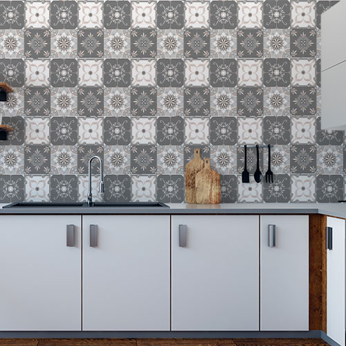 Fototapete - Bež mozaik pločice