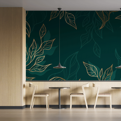 fototapete-motivi-prirode-tamno-zelena-za-lokal Fototapete - Motivi prirode tamno zelena