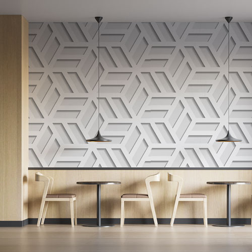 Fototapete - Mozaik kocke bela