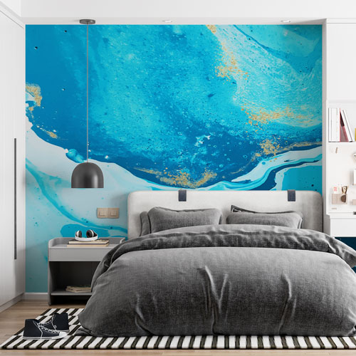 fototapete-tirkizni-mermer-za-spavacu-sobu Fototapete - Tirkizni mermer