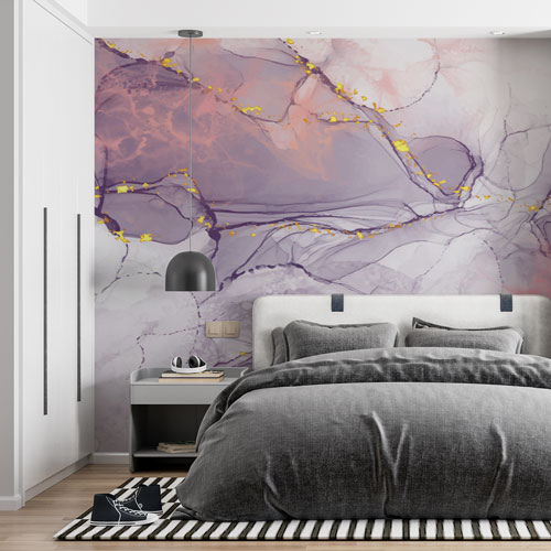 Fototapete - Violet mermer