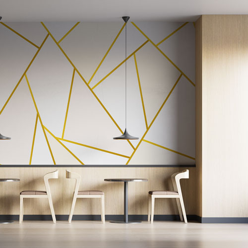 fototapete-zlatno-beli-mozaik-za-lokal Fototapete - Zlatno beli mozaik