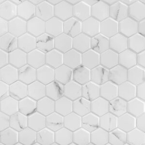 sestougaone-plocice-bele Fototapete - Šestougaone pločice bele